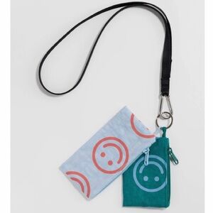 Baggu Happy Mix Lanyard pouch set